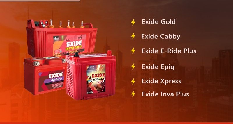 Exide car battery